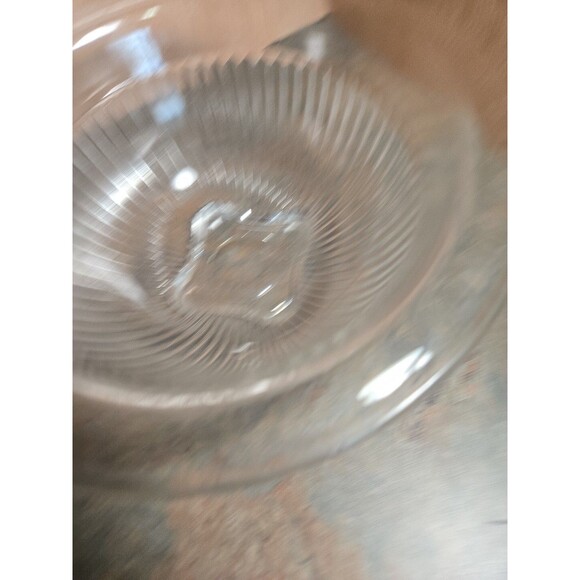 Federal Glass 9" Footed Nesting Clear Mixing Bowl - Picture 5 of 6